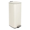 Bílý pedálový odpadkový koš MARK LARGE 30 l