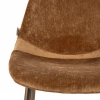 Koňakově hnědá čalouněná barová židle DUTCHBONE Franky 65 cm -fv-interier-25