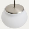 Stříbrné kovové závěsné LED světlo Kave Home Leruna Ø20 cm -fv-interier-25