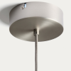 Stříbrné kovové závěsné LED světlo Kave Home Leruna Ø20 cm -fv-interier-25