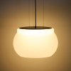 Stříbrné kovové závěsné LED světlo Kave Home Leruna Ø40 cm -fv-interier-25