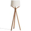Dřevěná stojací lampa Kave Home Ubira 150 cm