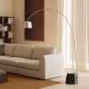 Stříbrno - černá stojací lampa Kave Home Arnolia 196 cm -fv-interier-25