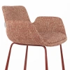 Červená čalouněná barová židle BRIT 68 cm -fv-interier-25