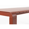 Červená kovová zahradní lavice VONDEL 175 x 45 cm -fv-interier-25