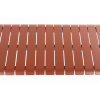 Červená kovová zahradní lavice VONDEL 175 x 45 cm -fv-interier-25