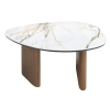 Bílý porcelánový konferenční stolek No. 2172, 76 x 77 cmBílý porcelánový konferenční stolek Angel Cerdá No. 2172, 76 x 77 cm