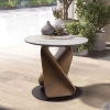 Bílý porcelánový odkládací stolek Angel Cerdá No. 2175, ⌀50 cm -fv-interier-25
