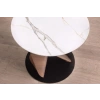 Bílý porcelánový odkládací stolek Angel Cerdá No. 2175, ⌀50 cm -fv-interier-25