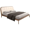 Ořechová dvoulůžková postel Angel Cerdá No. 7236, 180 x 200 cm