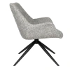 Šedé otočné lounge křeslo DOULTON