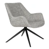 Šedé otočné lounge křeslo DOULTON