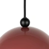 Červené kovové závěsné světlo BUMBLE ø 18 cm -fv-interier-25