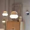 Béžové kovové závěsné světlo BUMBLE ø 26 cm -fv-interier-25
