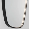 Černé závěsné zrcadlo s LED osvětlením Nova Luce Sinia 80 x 55 cm -fv-interier-25