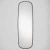 Černé závěsné zrcadlo s LED osvětlením Nova Luce Sinia 170 x 55 cm -fv-interier-25