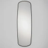 Černé závěsné zrcadlo s LED osvětlením Nova Luce Sinia 170 x 55 cm -fv-interier-25