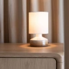 Béžová keramická stolní lampa NOOK 28 cm -fv-interier-25