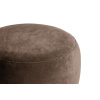 Hnědá sametová podnožka MICADONI Amalta ⌀56 cm -fv-interier-25
