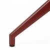 Červená čalouněná otočná jídelní židle DOULTON -fv-interier-25