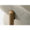 Krémová bouclé jídelní židle Unique Furniture Frances s dubovým dekorem -fv-interier-25