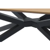 Černý jídelní stůl Unique Furniture Cesura 200 x 100 cm s dubovým dekorem -fv-interier-25