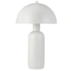 Bílá kovová stolní lampa Nova Luce Vannie