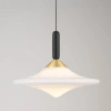 Bílé skleněné závěsné LED světlo Nova Luce Diaz 23 cm -fv-interier-25