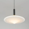 Bílé skleněné závěsné LED světlo Nova Luce Diaz 23 cm -fv-interier-25