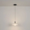 Bílé skleněné závěsné LED světlo Nova Luce Diaz 23 cm -fv-interier-25
