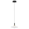 Bílé skleněné závěsné LED světlo Nova Luce Diaz 23 cm