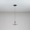 Kouřově šedé skleněné závěsné LED světlo Nova Luce Diaz 23 cm -fv-interier-25