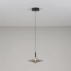 Kouřově šedé skleněné závěsné LED světlo Nova Luce Diaz 23 cm -fv-interier-25