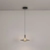 Kouřově šedé skleněné závěsné LED světlo Nova Luce Diaz 23 cm -fv-interier-25