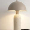 Béžová kovová stolní lampa Nova Luce Vannie s betonovou podstavou -fv-interier-25