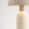 Béžová kovová stolní lampa Nova Luce Vannie s betonovou podstavou -fv-interier-25