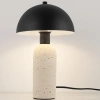 Černá kovová stolní lampa Nova Luce Vannie s betonovou podstavou -fv-interier-25