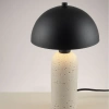 Černá kovová stolní lampa Nova Luce Vannie s betonovou podstavou -fv-interier-25