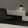 Černá kovová stolní lampa Nova Luce Vannie s betonovou podstavou -fv-interier-25