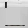 Černé kovové závěsné LED světlo Nova Luce Tarquin 60 cm -fv-interier-25