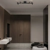 Černé kovové stropní LED světlo Nova Luce Avelo 75 cm -fv-interier-25