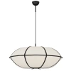Béžovo-černé závěsné světlo Nova Luce Brera 70 cm