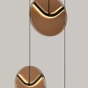 Hnědé skleněné závěsné LED světlo Nova Luce Halley 31 cm -fv-interier-25