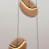 Hnědé skleněné závěsné LED světlo Nova Luce Halley 31 cm -fv-interier-25