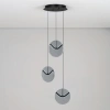 Kouřově šedé skleněné závěsné LED světlo Nova Luce Halley 31 cm -fv-interier-25