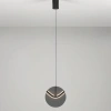 Kouřově šedé skleněné závěsné LED světlo Nova Luce Halley 20 cm -fv-interier-25