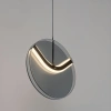 Kouřově šedé skleněné závěsné LED světlo Nova Luce Halley 20 cm -fv-interier-25