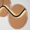 Hnědé skleněné závěsné LED světlo Nova Luce Halley 90 cm -fv-interier-25