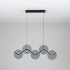 Kouřově šedé skleněné závěsné LED světlo Nova Luce Halley 90 cm -fv-interier-25
