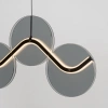 Kouřově šedé skleněné závěsné LED světlo Nova Luce Halley 90 cm -fv-interier-25